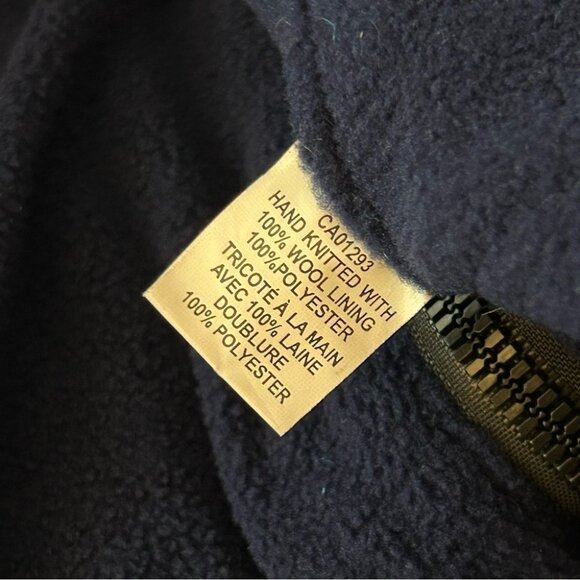 Northern lifestyles Canada Men's Blue Striped Sweater wool XXL - Picture 10 of 10